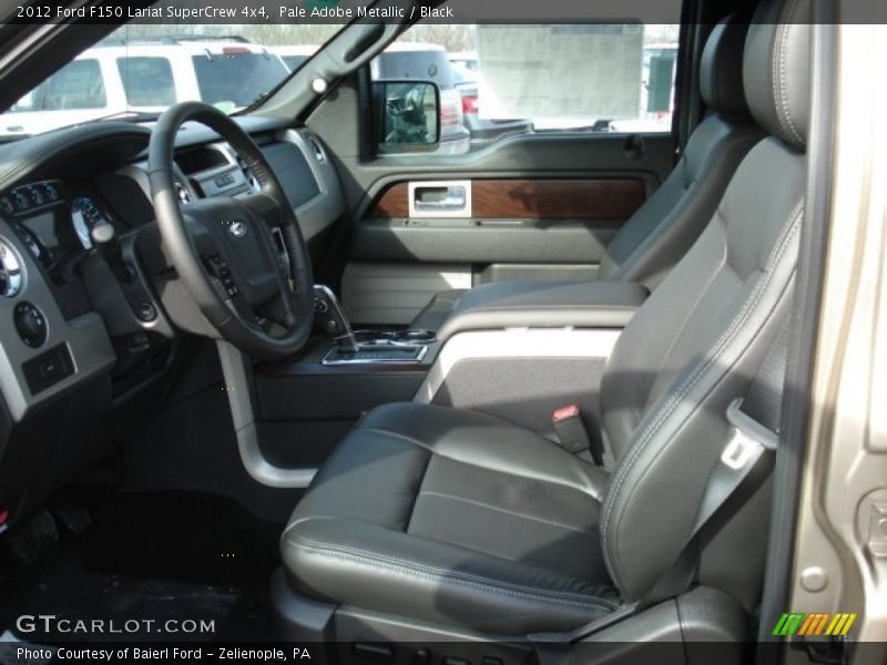  2012 F150 Lariat SuperCrew 4x4 Black Interior