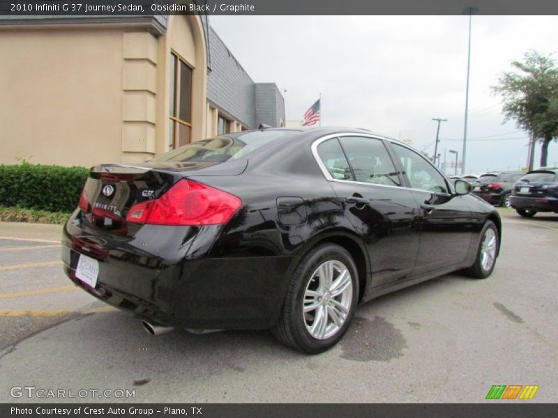 Obsidian Black / Graphite 2010 Infiniti G 37 Journey Sedan