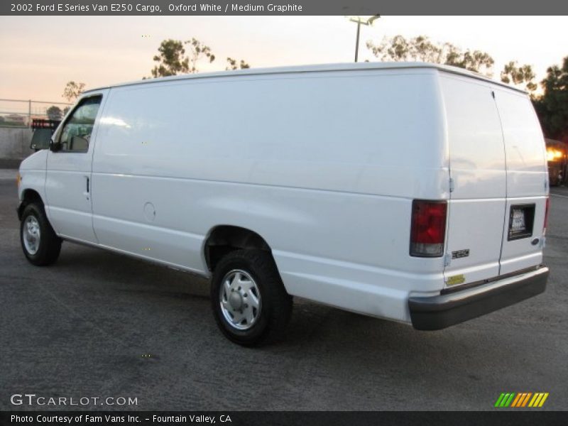 Oxford White / Medium Graphite 2002 Ford E Series Van E250 Cargo