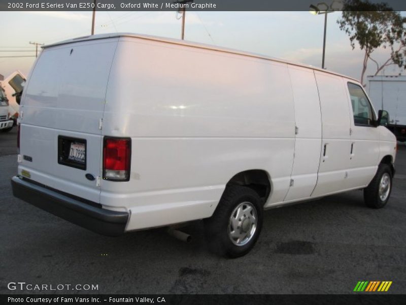 Oxford White / Medium Graphite 2002 Ford E Series Van E250 Cargo