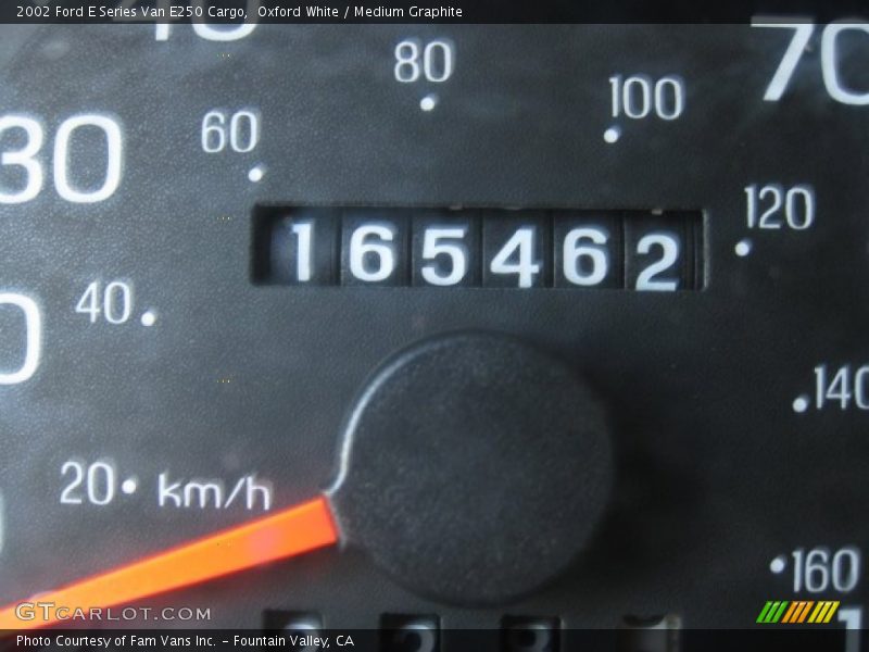 Oxford White / Medium Graphite 2002 Ford E Series Van E250 Cargo