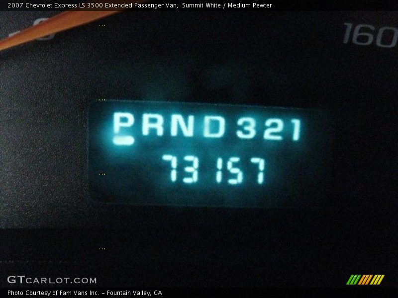 Summit White / Medium Pewter 2007 Chevrolet Express LS 3500 Extended Passenger Van