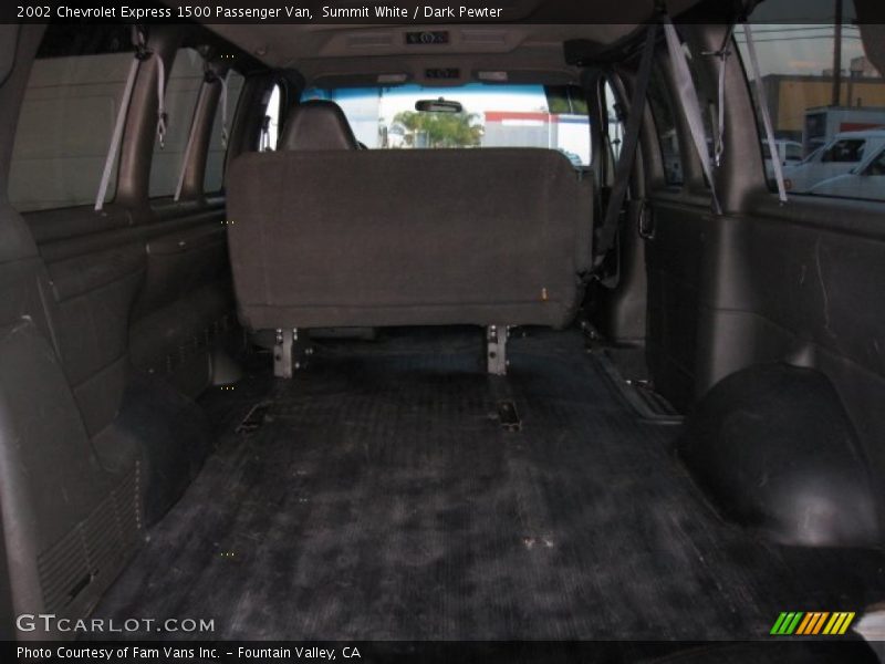 Summit White / Dark Pewter 2002 Chevrolet Express 1500 Passenger Van
