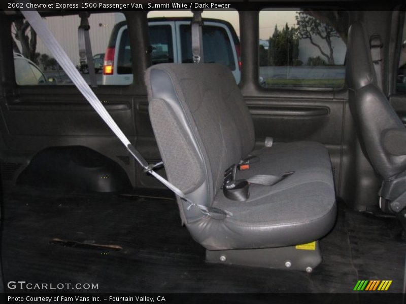 Summit White / Dark Pewter 2002 Chevrolet Express 1500 Passenger Van