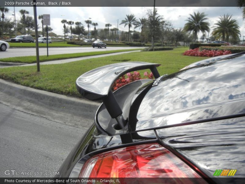 Extended Rear spoiler - 2009 Porsche Cayman 