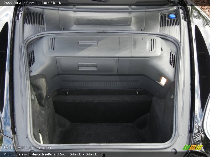 Front Trunk - 2009 Porsche Cayman 