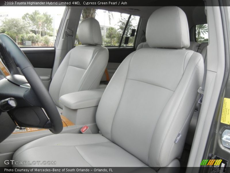  2009 Highlander Hybrid Limited 4WD Ash Interior