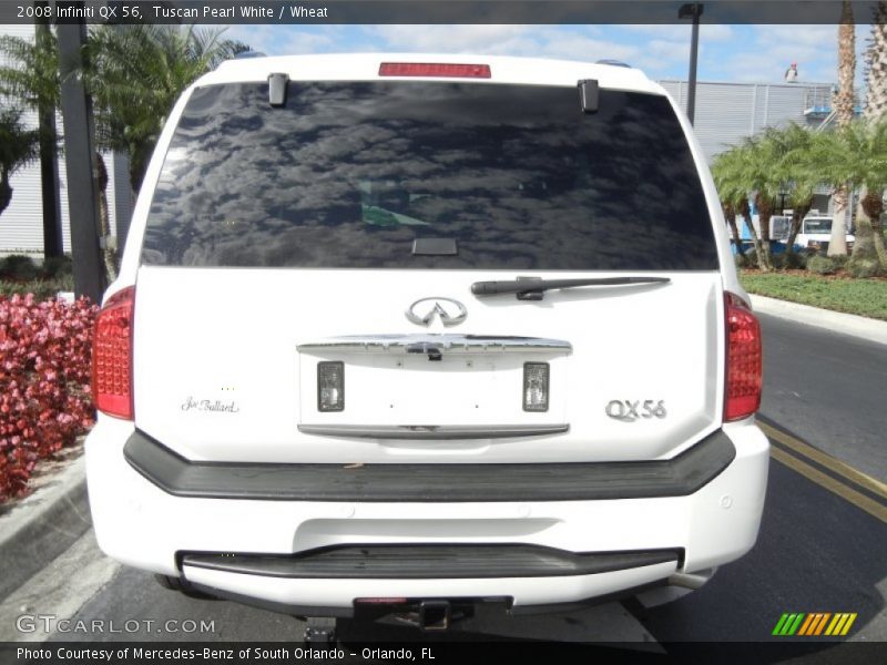 Tuscan Pearl White / Wheat 2008 Infiniti QX 56
