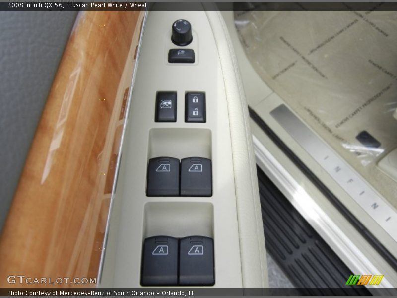 Tuscan Pearl White / Wheat 2008 Infiniti QX 56