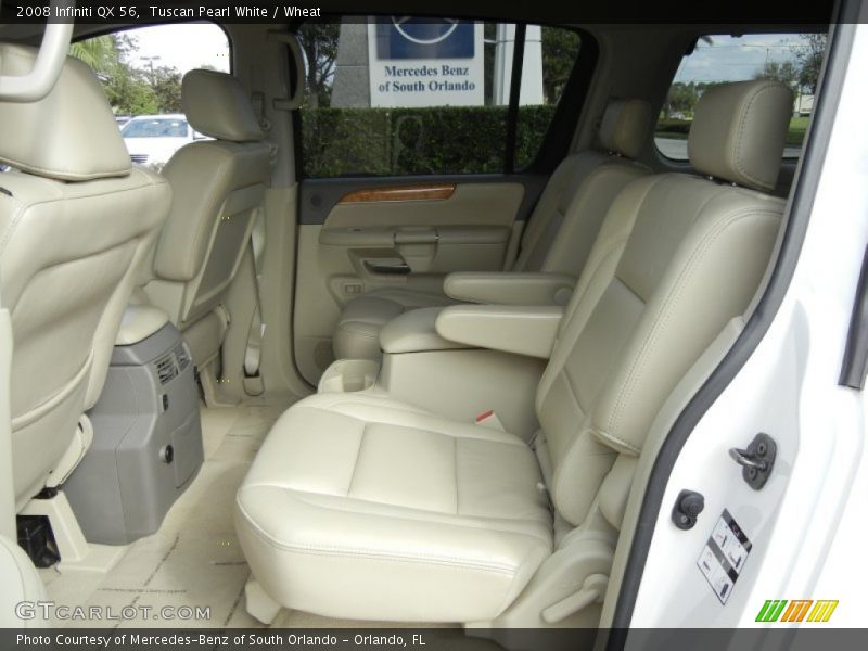 Tuscan Pearl White / Wheat 2008 Infiniti QX 56