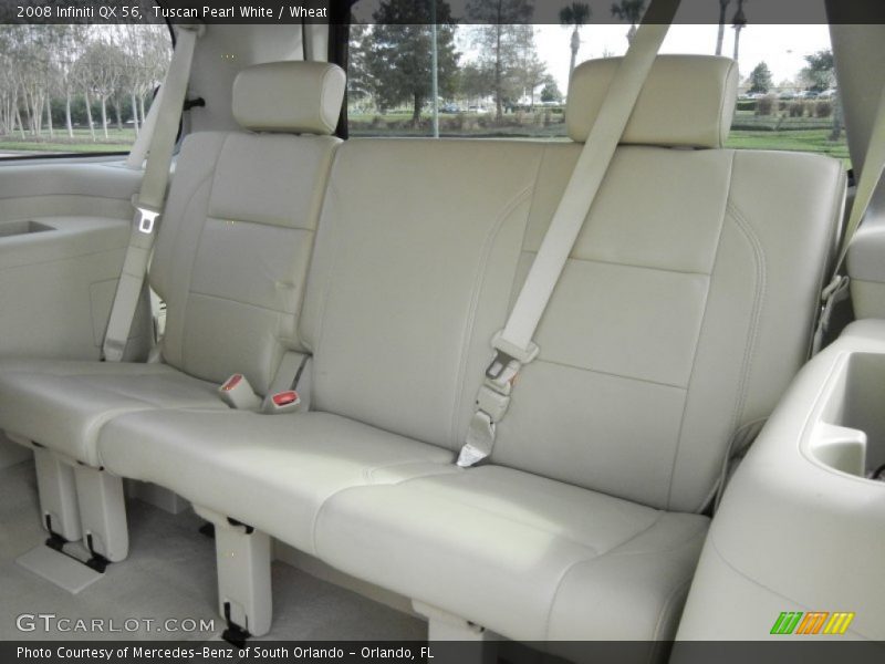Tuscan Pearl White / Wheat 2008 Infiniti QX 56