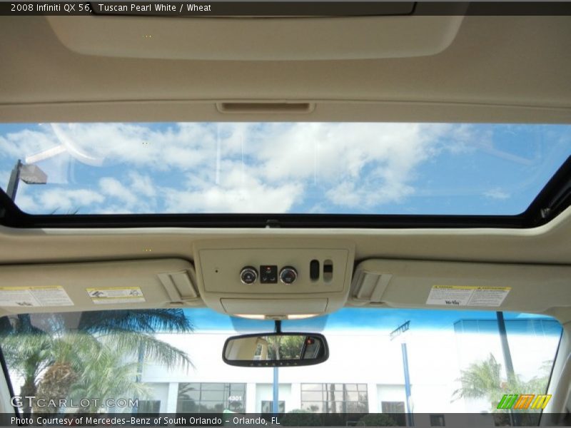 Tuscan Pearl White / Wheat 2008 Infiniti QX 56