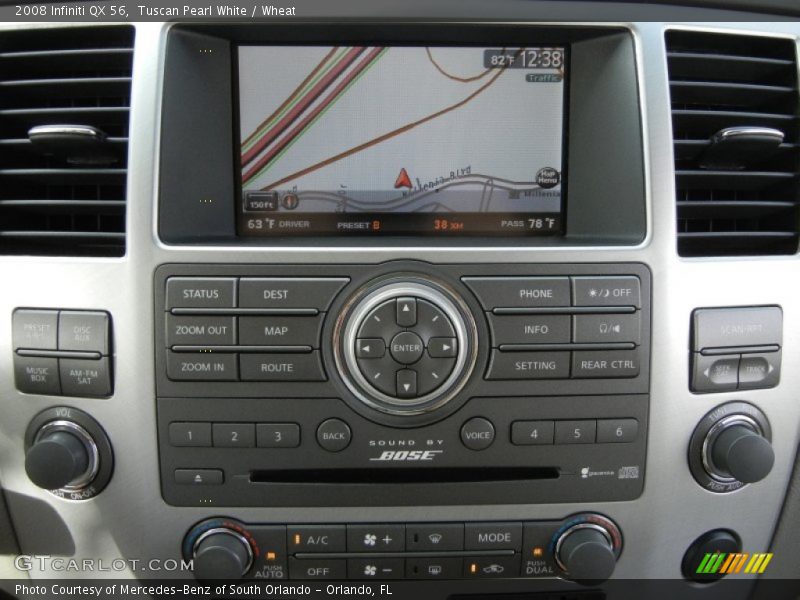 Tuscan Pearl White / Wheat 2008 Infiniti QX 56