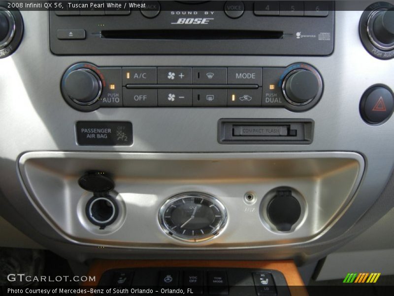 Tuscan Pearl White / Wheat 2008 Infiniti QX 56