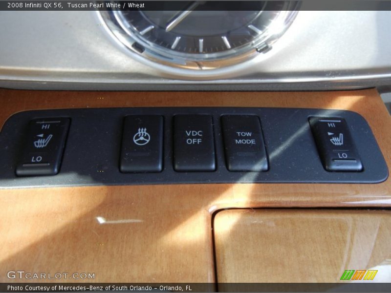 Tuscan Pearl White / Wheat 2008 Infiniti QX 56