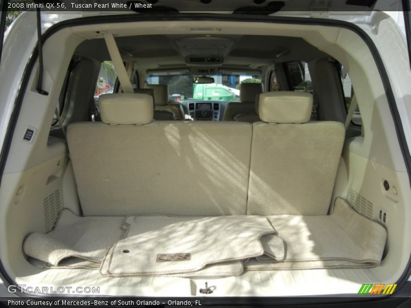 Tuscan Pearl White / Wheat 2008 Infiniti QX 56