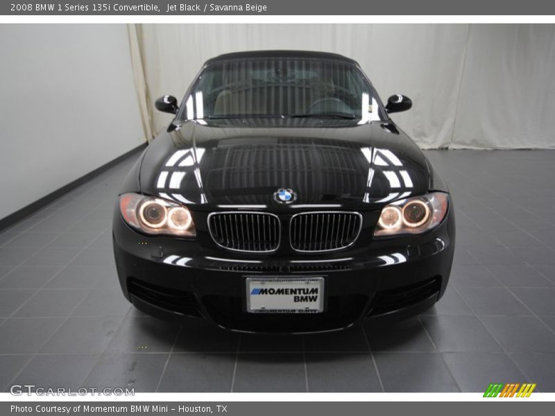Jet Black / Savanna Beige 2008 BMW 1 Series 135i Convertible