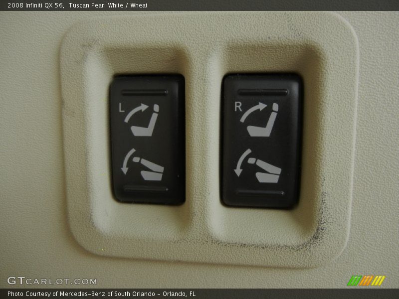 Tuscan Pearl White / Wheat 2008 Infiniti QX 56