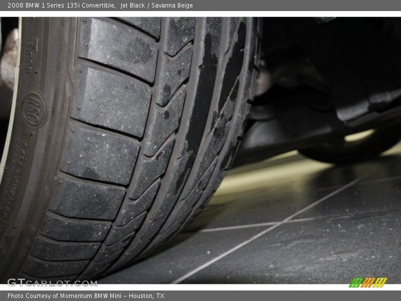 Jet Black / Savanna Beige 2008 BMW 1 Series 135i Convertible