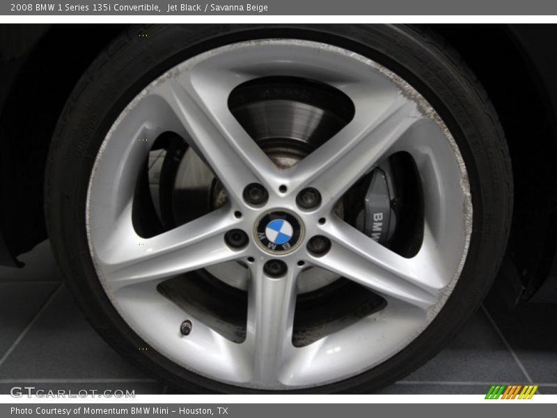 Jet Black / Savanna Beige 2008 BMW 1 Series 135i Convertible