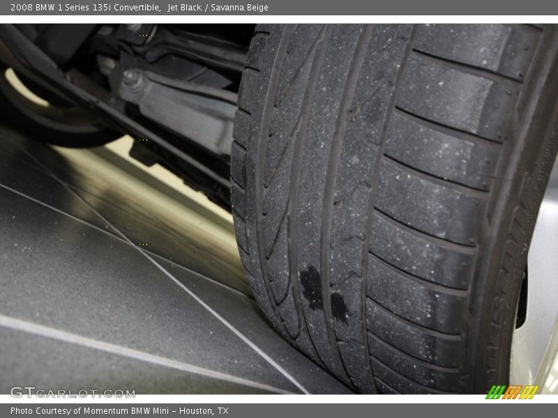 Jet Black / Savanna Beige 2008 BMW 1 Series 135i Convertible