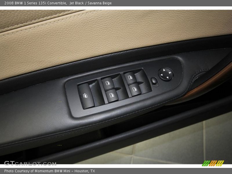 Jet Black / Savanna Beige 2008 BMW 1 Series 135i Convertible
