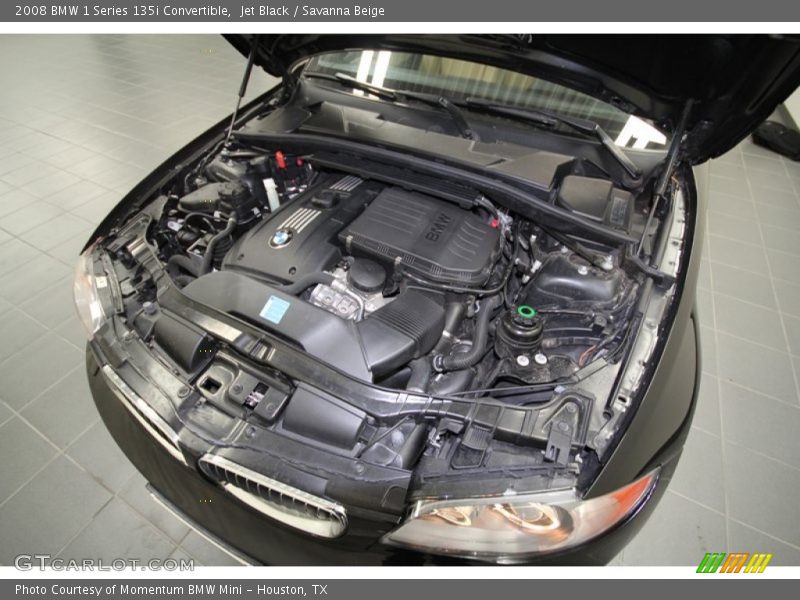 Jet Black / Savanna Beige 2008 BMW 1 Series 135i Convertible