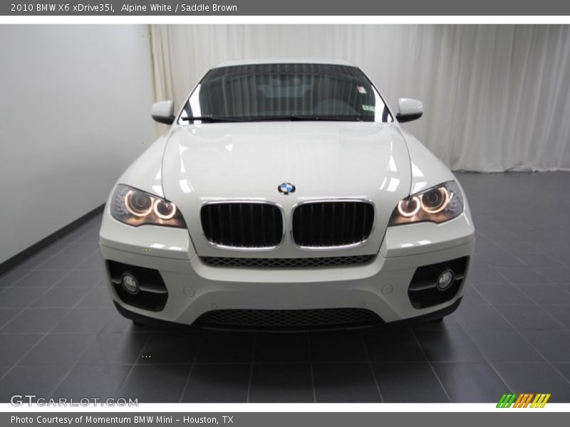 Alpine White / Saddle Brown 2010 BMW X6 xDrive35i
