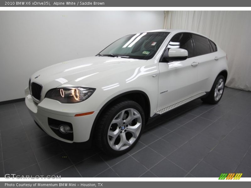 Alpine White / Saddle Brown 2010 BMW X6 xDrive35i