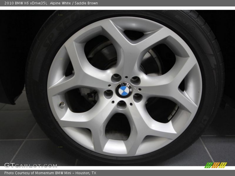Alpine White / Saddle Brown 2010 BMW X6 xDrive35i