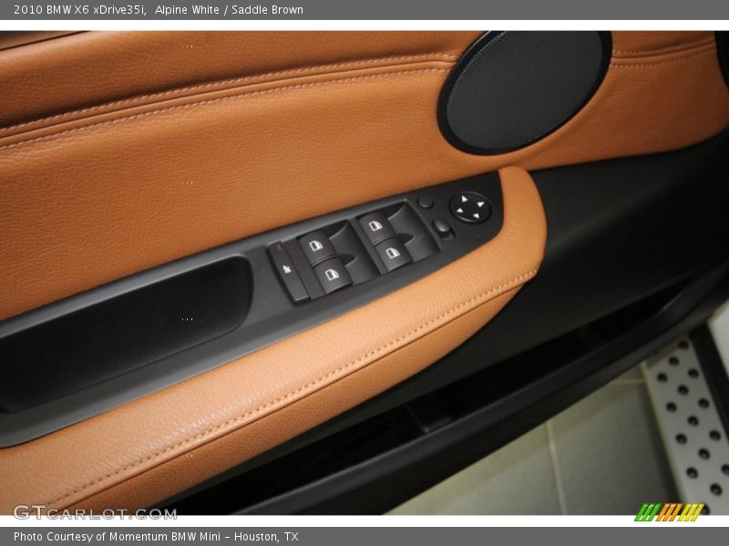 Alpine White / Saddle Brown 2010 BMW X6 xDrive35i