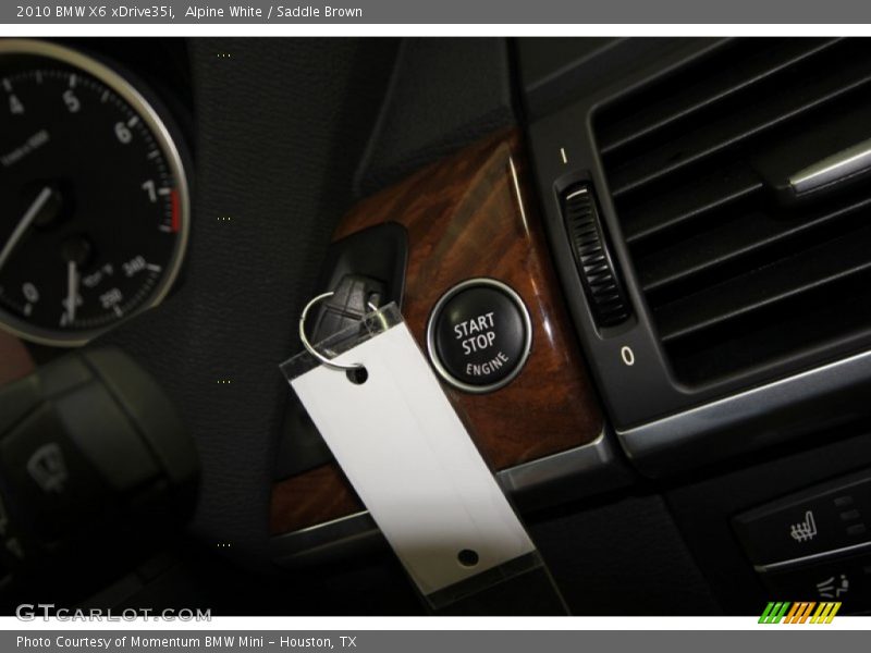 Alpine White / Saddle Brown 2010 BMW X6 xDrive35i