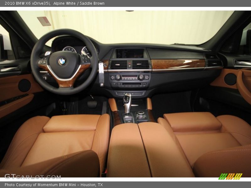 Alpine White / Saddle Brown 2010 BMW X6 xDrive35i