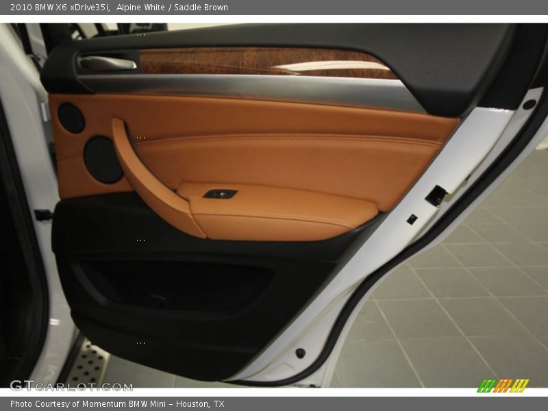Alpine White / Saddle Brown 2010 BMW X6 xDrive35i