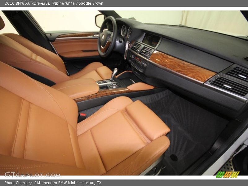 Alpine White / Saddle Brown 2010 BMW X6 xDrive35i