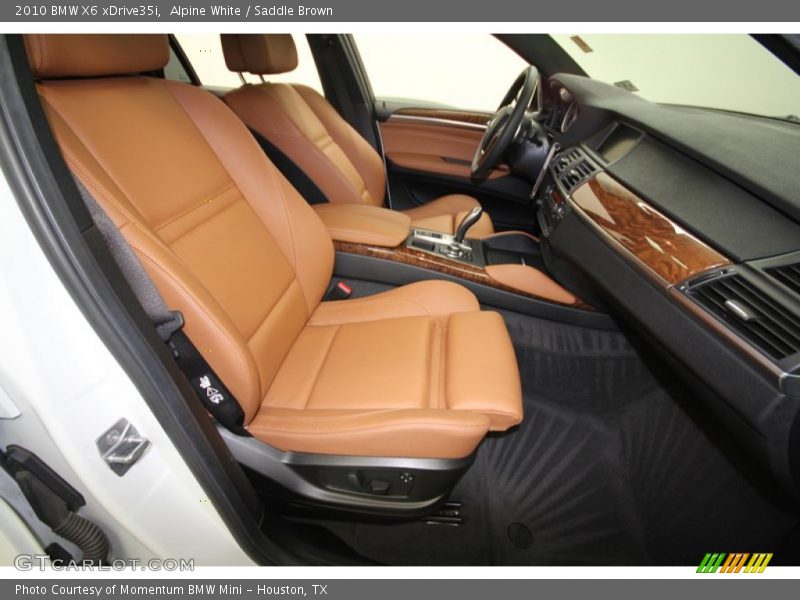  2010 X6 xDrive35i Saddle Brown Interior