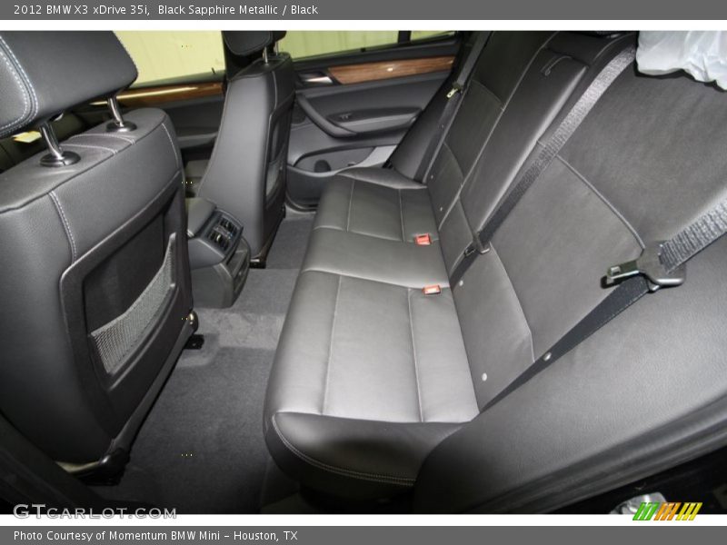Black Sapphire Metallic / Black 2012 BMW X3 xDrive 35i