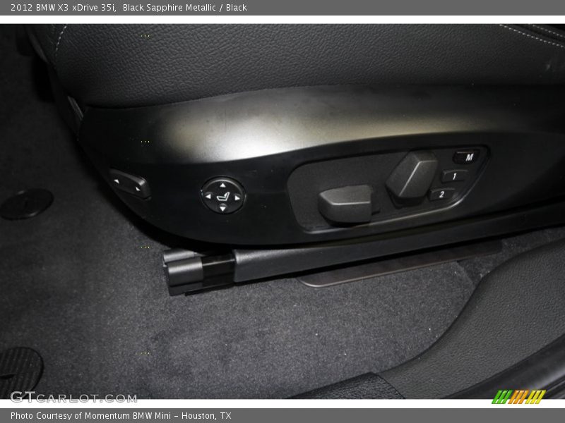 Black Sapphire Metallic / Black 2012 BMW X3 xDrive 35i