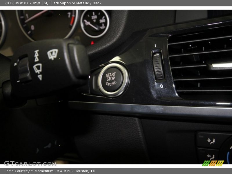 Black Sapphire Metallic / Black 2012 BMW X3 xDrive 35i