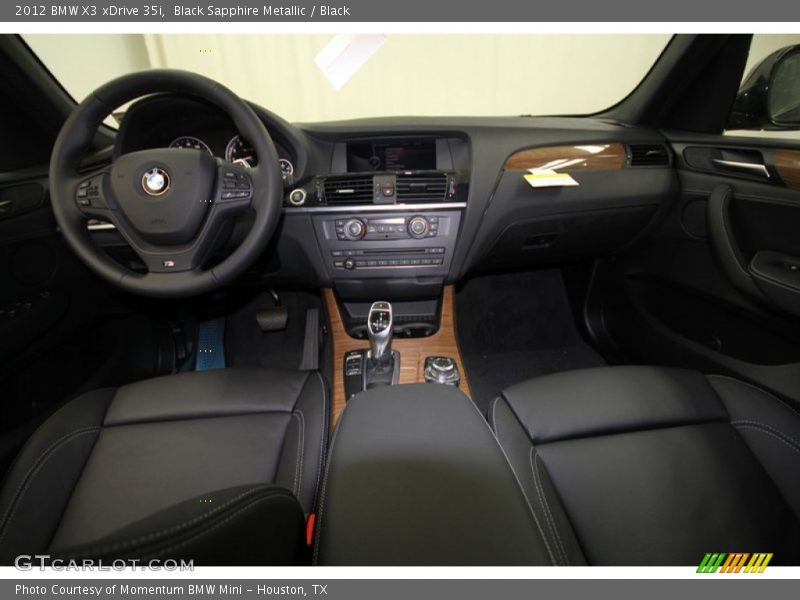 Black Sapphire Metallic / Black 2012 BMW X3 xDrive 35i