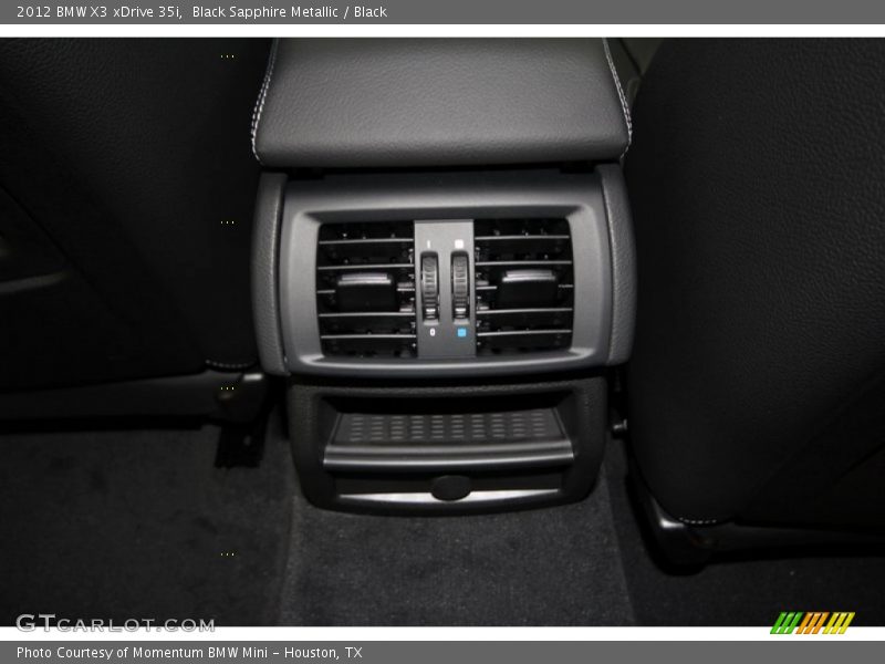 Black Sapphire Metallic / Black 2012 BMW X3 xDrive 35i