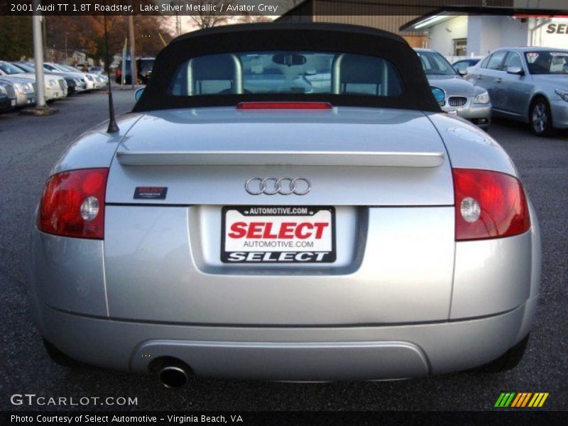 Lake Silver Metallic / Aviator Grey 2001 Audi TT 1.8T Roadster