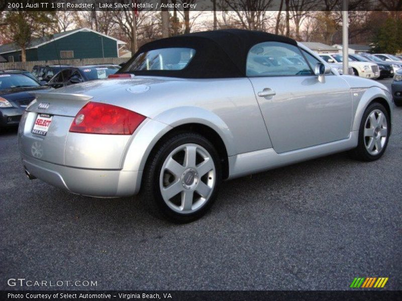 Lake Silver Metallic / Aviator Grey 2001 Audi TT 1.8T Roadster