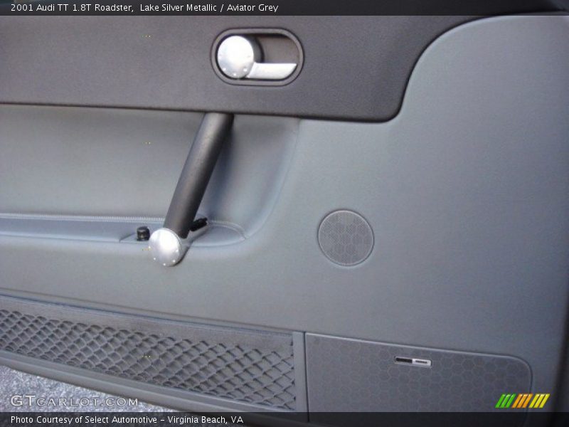 Lake Silver Metallic / Aviator Grey 2001 Audi TT 1.8T Roadster