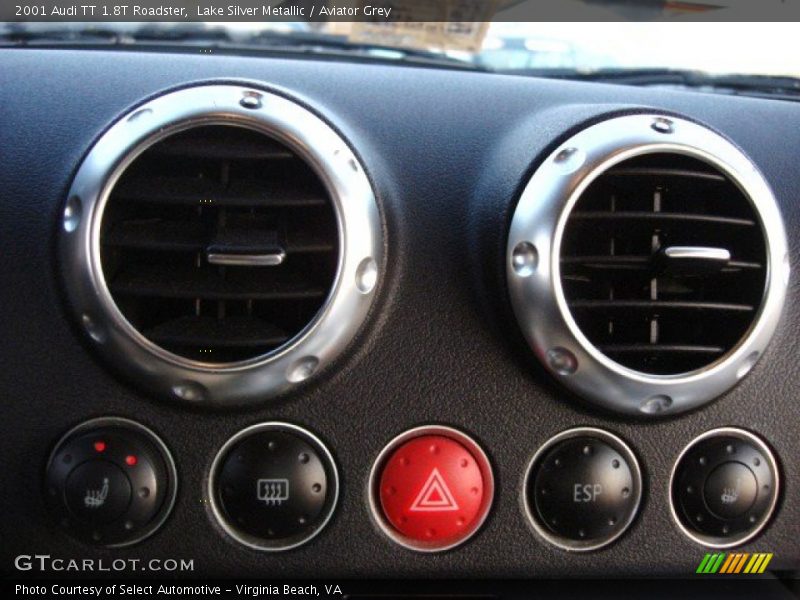 Lake Silver Metallic / Aviator Grey 2001 Audi TT 1.8T Roadster