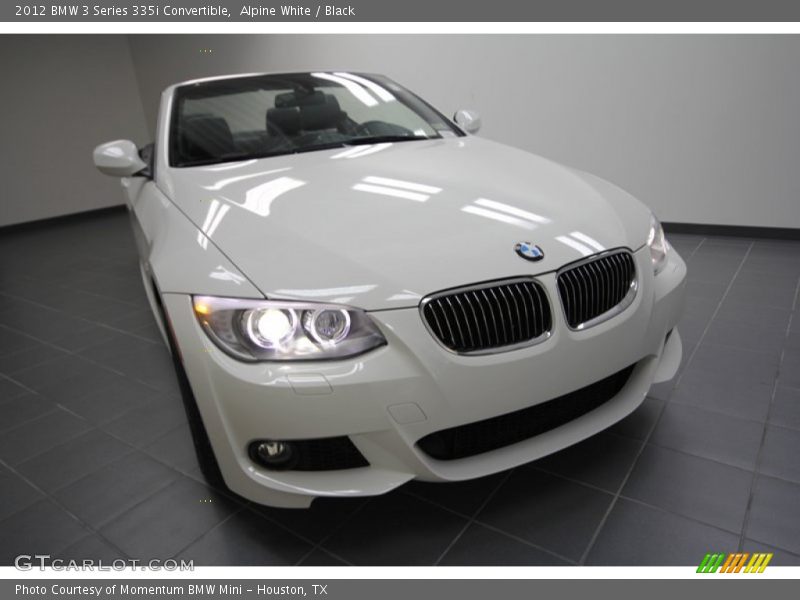 Alpine White / Black 2012 BMW 3 Series 335i Convertible