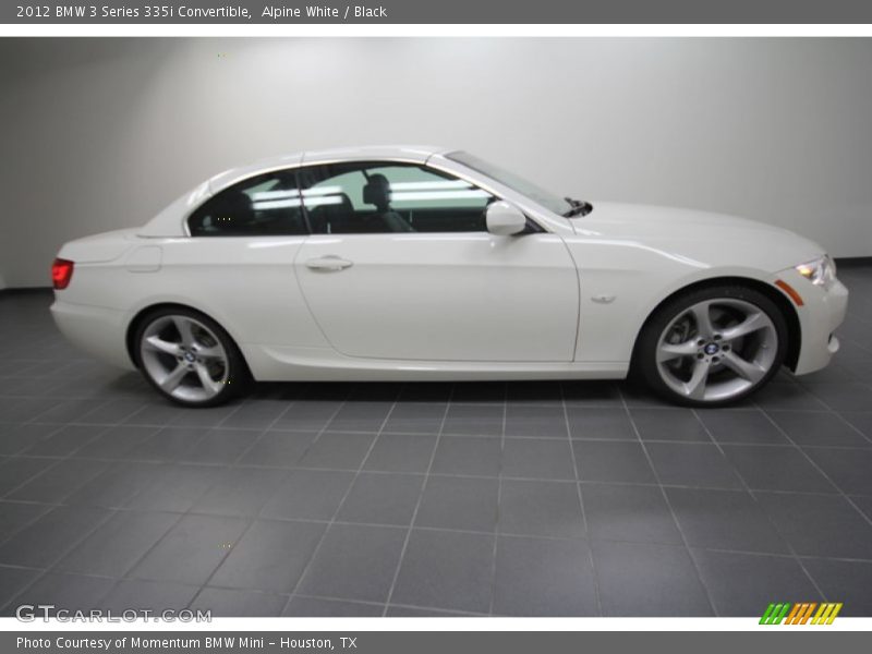 Alpine White / Black 2012 BMW 3 Series 335i Convertible