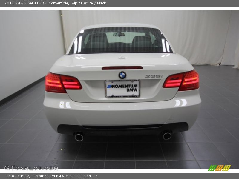 Alpine White / Black 2012 BMW 3 Series 335i Convertible