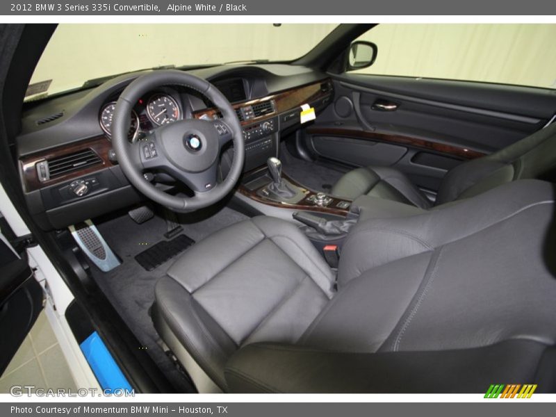  2012 3 Series 335i Convertible Black Interior