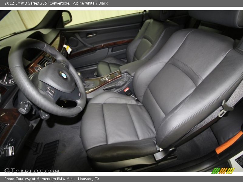Alpine White / Black 2012 BMW 3 Series 335i Convertible